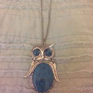 Jewelry - Vintage Silver Owl Necklace Jewelry - Vintage Silver Owl Necklace